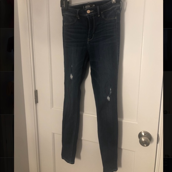 Hollister dark jeggings - Picture 1 of 2